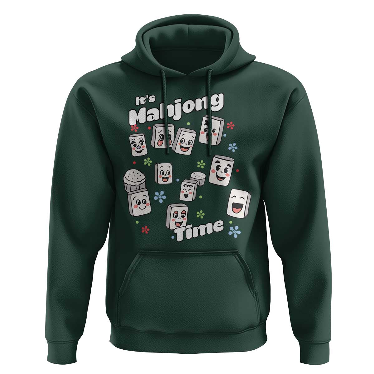 It Is Mahjong Time Hoodie Mahjong Lover Gift - Wonder Print Shop