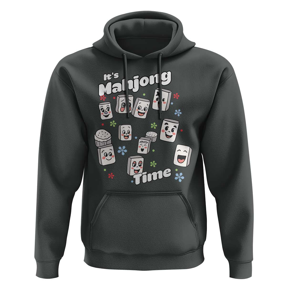 It Is Mahjong Time Hoodie Mahjong Lover Gift - Wonder Print Shop