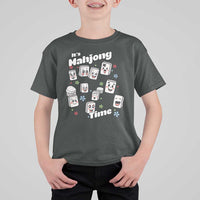 It Is Mahjong Time T Shirt For Kid Mahjong Lover Gift - Wonder Print Shop