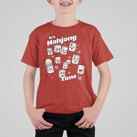It Is Mahjong Time T Shirt For Kid Mahjong Lover Gift - Wonder Print Shop