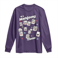 It Is Mahjong Time Long Sleeve Shirt Mahjong Lover Gift - Wonder Print Shop