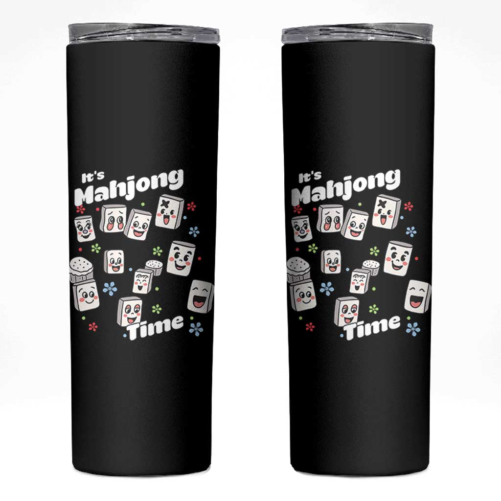 It Is Mahjong Time Skinny Tumbler Mahjong Lover Gift