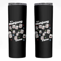 It Is Mahjong Time Skinny Tumbler Mahjong Lover Gift