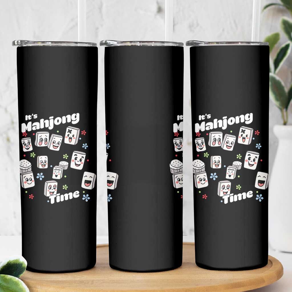 It Is Mahjong Time Skinny Tumbler Mahjong Lover Gift
