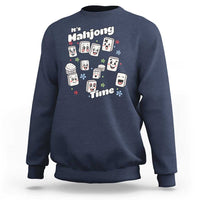 It Is Mahjong Time Sweatshirt Mahjong Lover Gift - Wonder Print Shop