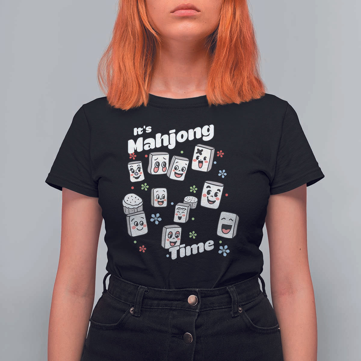 It Is Mahjong Time T Shirt For Women Mahjong Lover Gift - Wonder Print Shop
