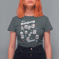 It Is Mahjong Time T Shirt For Women Mahjong Lover Gift - Wonder Print Shop