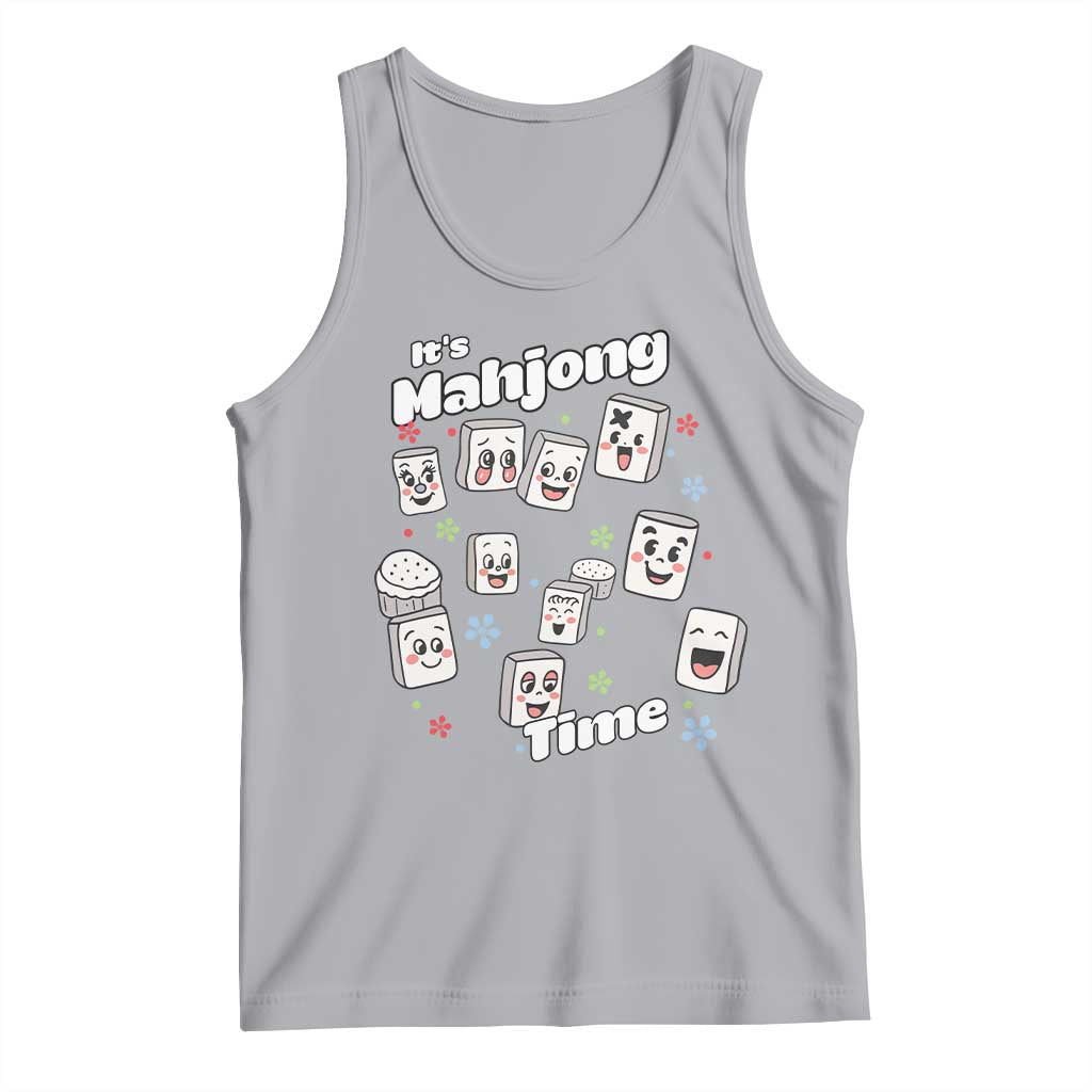 It Is Mahjong Time Tank Top Mahjong Lover Gift - Wonder Print Shop