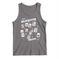 It Is Mahjong Time Tank Top Mahjong Lover Gift - Wonder Print Shop