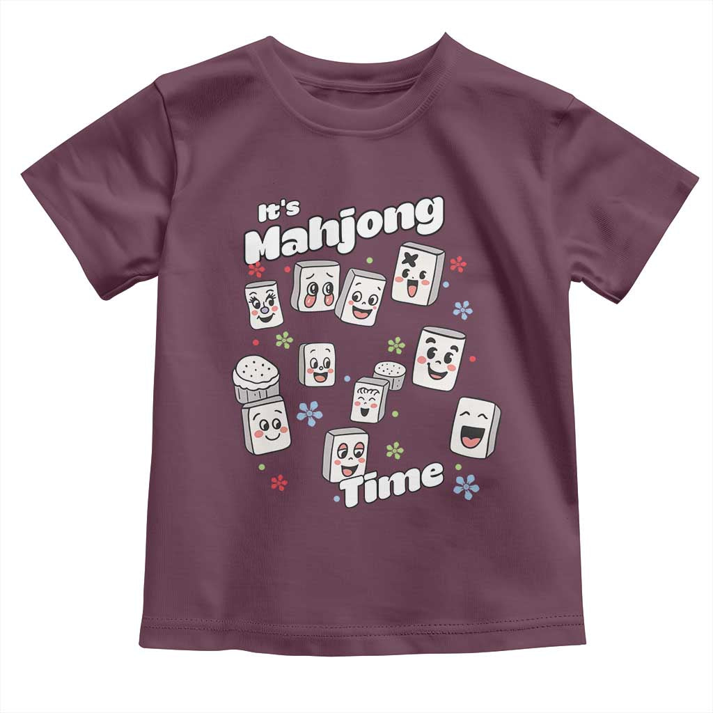 It Is Mahjong Time Toddler T Shirt Mahjong Lover Gift - Wonder Print Shop