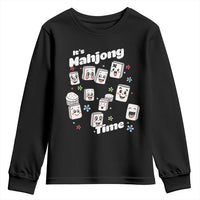 It Is Mahjong Time Youth Sweatshirt Mahjong Lover Gift - Wonder Print Shop