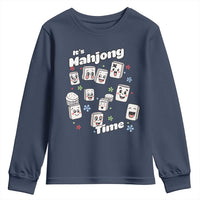 It Is Mahjong Time Youth Sweatshirt Mahjong Lover Gift - Wonder Print Shop