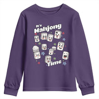 It Is Mahjong Time Youth Sweatshirt Mahjong Lover Gift - Wonder Print Shop