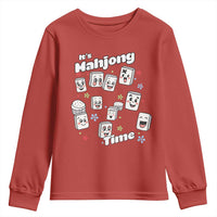 It Is Mahjong Time Youth Sweatshirt Mahjong Lover Gift - Wonder Print Shop