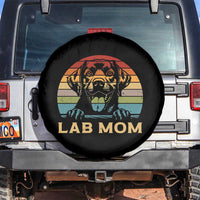 Lab Mom Spare Tire Cover Retro Sunset Dog Mom Gift - Wonder Print Shop