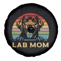 Lab Mom Spare Tire Cover Retro Sunset Dog Mom Gift - Wonder Print Shop