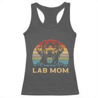 Lab Mom Racerback Tank Top Retro Sunset Dog Mom Gift - Wonder Print Shop