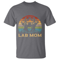 Lab Mom T Shirt Retro Sunset Dog Mom Gift - Wonder Print Shop