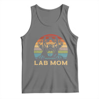 Lab Mom Tank Top Retro Sunset Dog Mom Gift - Wonder Print Shop
