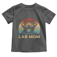 Lab Mom Toddler T Shirt Retro Sunset Dog Mom Gift - Wonder Print Shop