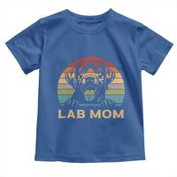 Lab Mom Toddler T Shirt Retro Sunset Dog Mom Gift - Wonder Print Shop