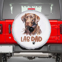Chocolate Labrador Retriever Dad Spare Tire Cover Dog Lover Gift - Wonder Print Shop