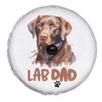 Chocolate Labrador Retriever Dad Spare Tire Cover Dog Lover Gift - Wonder Print Shop