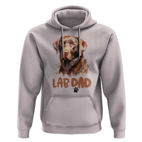 Chocolate Labrador Retriever Dad Hoodie Dog Lover Gift - Wonder Print Shop