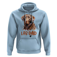 Chocolate Labrador Retriever Dad Hoodie Dog Lover Gift - Wonder Print Shop