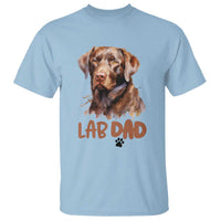 Chocolate Labrador Retriever Dad T Shirt Dog Lover Gift - Wonder Print Shop
