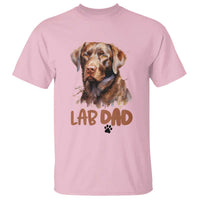 Chocolate Labrador Retriever Dad T Shirt Dog Lover Gift - Wonder Print Shop