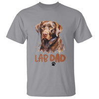 Chocolate Labrador Retriever Dad T Shirt Dog Lover Gift - Wonder Print Shop