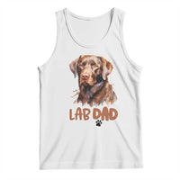 Chocolate Labrador Retriever Dad Tank Top Dog Lover Gift - Wonder Print Shop