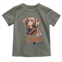 Chocolate Labrador Retriever Dad Toddler T Shirt Dog Lover Gift - Wonder Print Shop