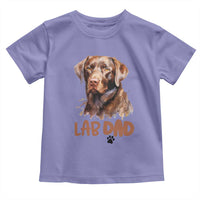 Chocolate Labrador Retriever Dad Toddler T Shirt Dog Lover Gift - Wonder Print Shop