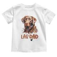 Chocolate Labrador Retriever Dad Toddler T Shirt Dog Lover Gift - Wonder Print Shop