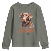 Chocolate Labrador Retriever Dad Youth Sweatshirt Dog Lover Gift - Wonder Print Shop