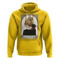 Black Labrador Mom Hoodie Funny Tarot Card Dog Lover Gift - Wonder Print Shop