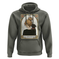 Black Labrador Mom Hoodie Funny Tarot Card Dog Lover Gift - Wonder Print Shop