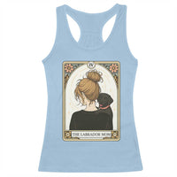 Black Labrador Mom Racerback Tank Top Funny Tarot Card Dog Lover Gift - Wonder Print Shop