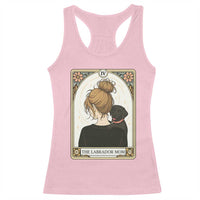 Black Labrador Mom Racerback Tank Top Funny Tarot Card Dog Lover Gift - Wonder Print Shop