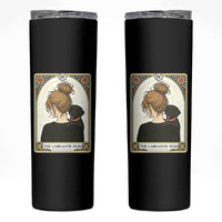 Black Labrador Mom Skinny Tumbler Funny Tarot Card Dog Lover Gift - Wonder Print Shop