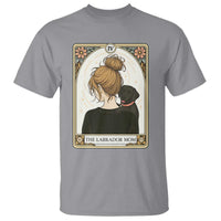 Black Labrador Mom T Shirt Funny Tarot Card Dog Lover Gift - Wonder Print Shop