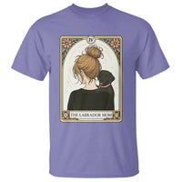 Black Labrador Mom T Shirt Funny Tarot Card Dog Lover Gift - Wonder Print Shop
