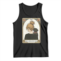 Black Labrador Mom Tank Top Funny Tarot Card Dog Lover Gift - Wonder Print Shop