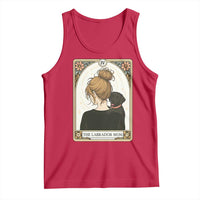 Black Labrador Mom Tank Top Funny Tarot Card Dog Lover Gift - Wonder Print Shop