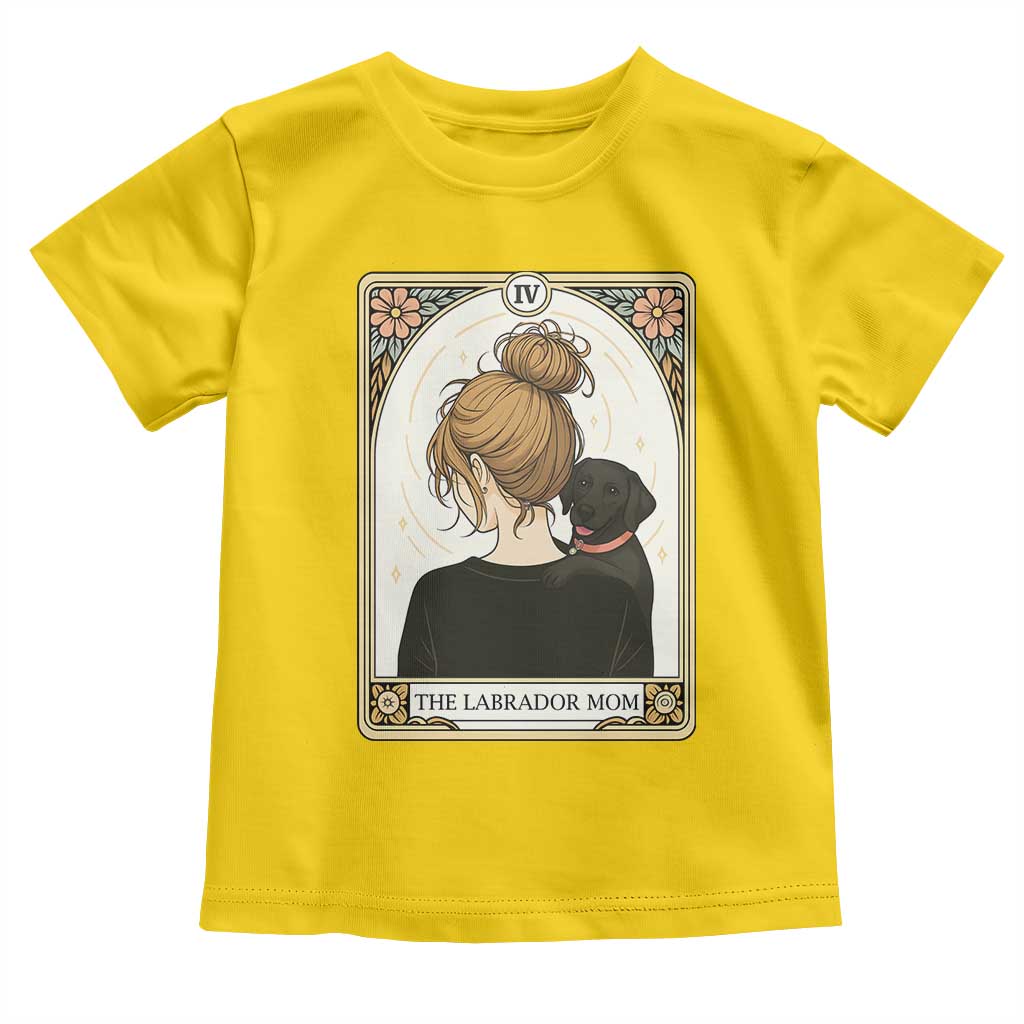 Black Labrador Mom Toddler T Shirt Funny Tarot Card Dog Lover Gift - Wonder Print Shop