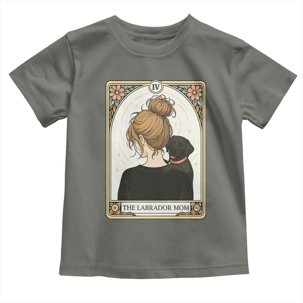 Black Labrador Mom Toddler T Shirt Funny Tarot Card Dog Lover Gift - Wonder Print Shop