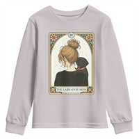 Black Labrador Mom Youth Sweatshirt Funny Tarot Card Dog Lover Gift - Wonder Print Shop