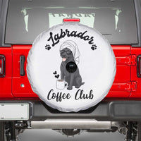Labrador Coffee Club Spare Tire Cover Funny Dog Lover Gift - Wonder Print Shop